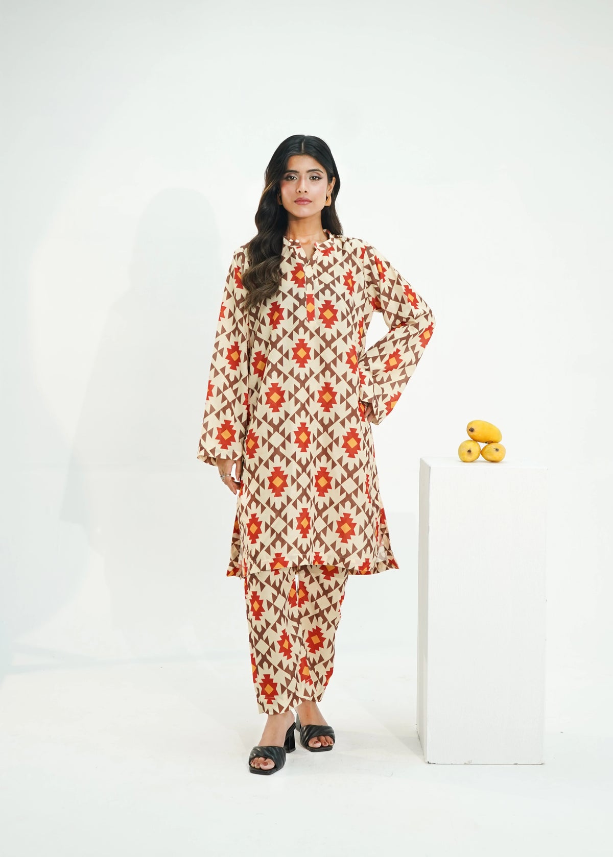 2 PIECE – DESERT MOASIC PRINTED LAWN SUITE