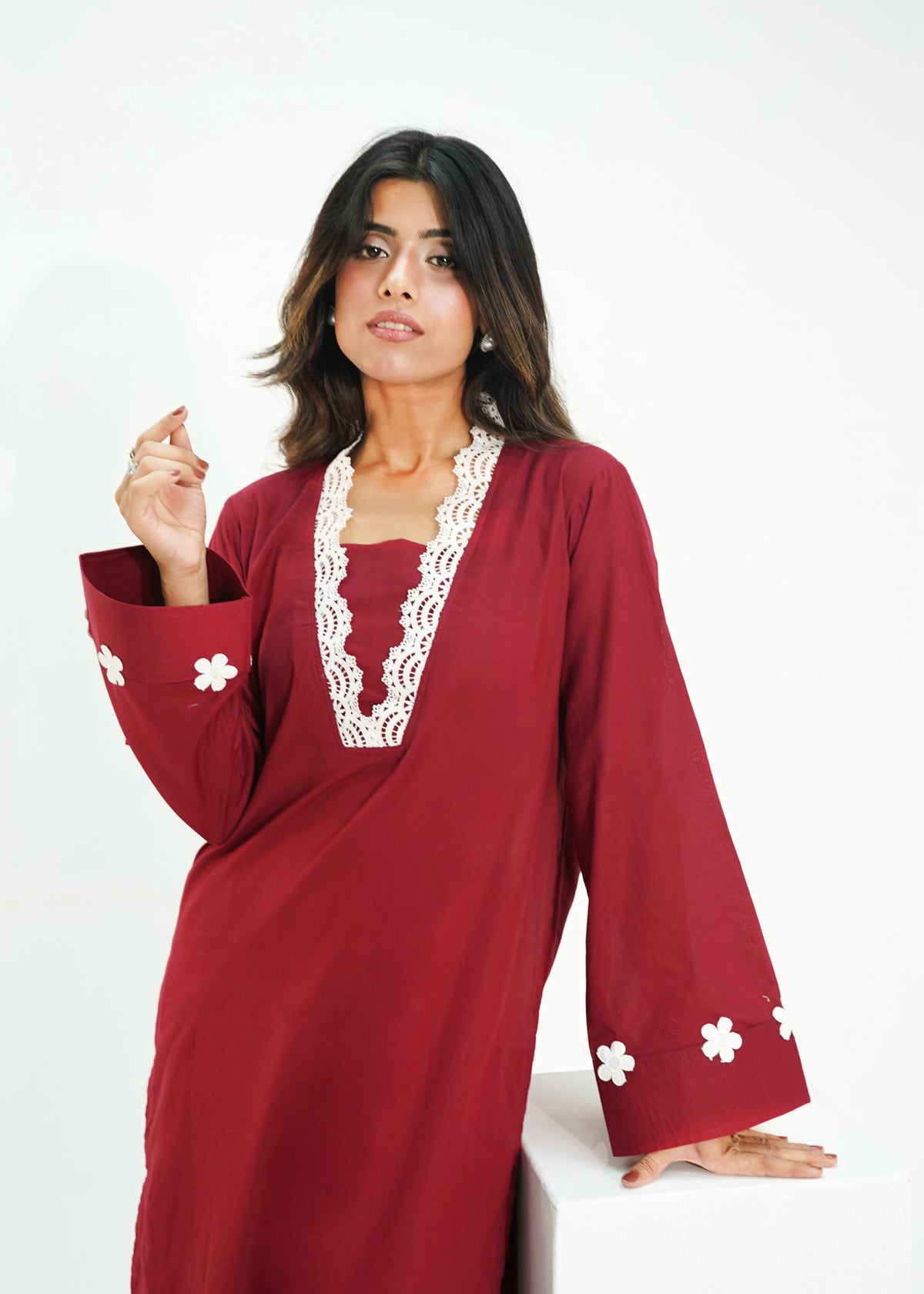 2 PIECE – CRIMSOM CHARM LAWN SUITE