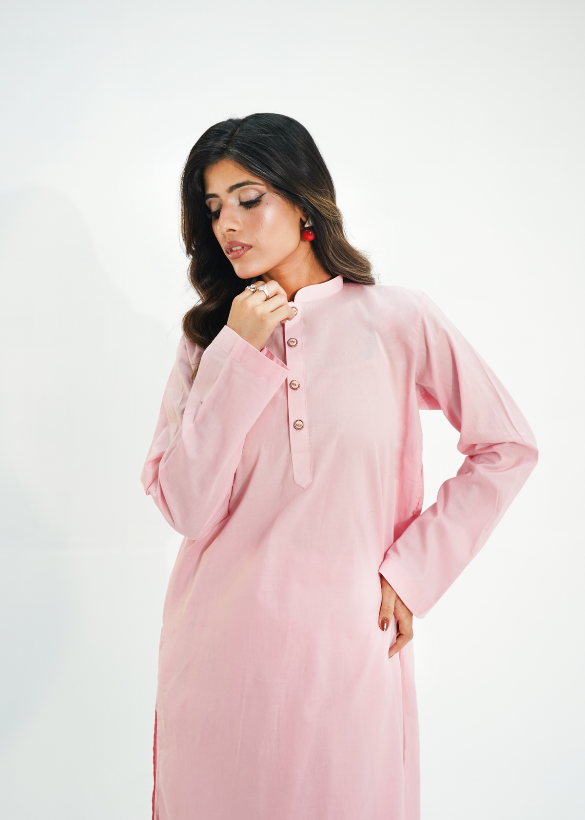 3 PIECE – BLUSH PINK LAWN SUITE