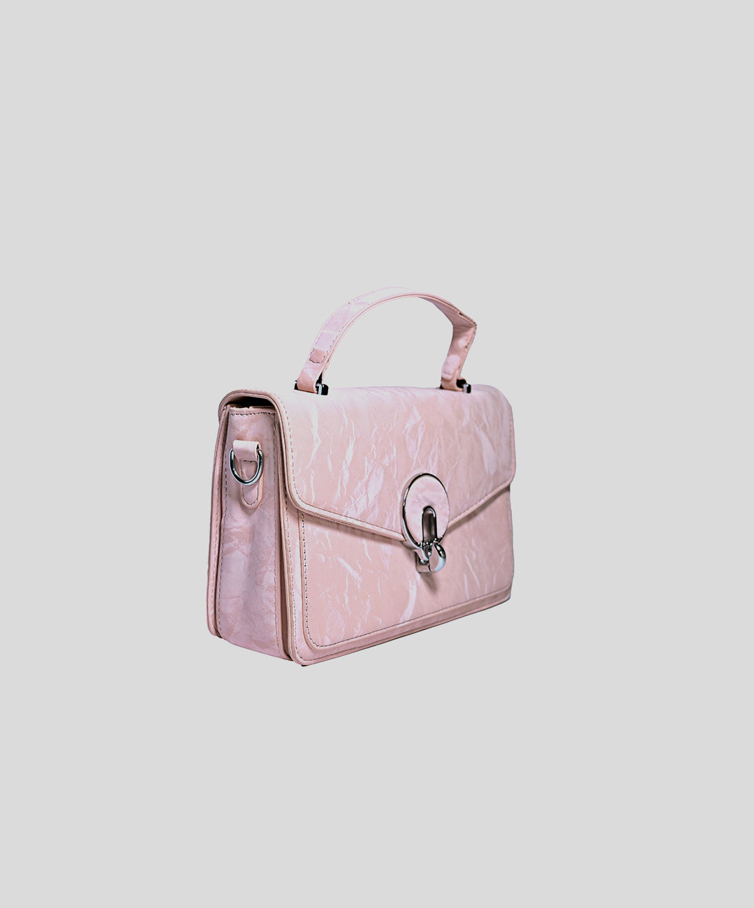 Blush Elegance Top Handle Bag