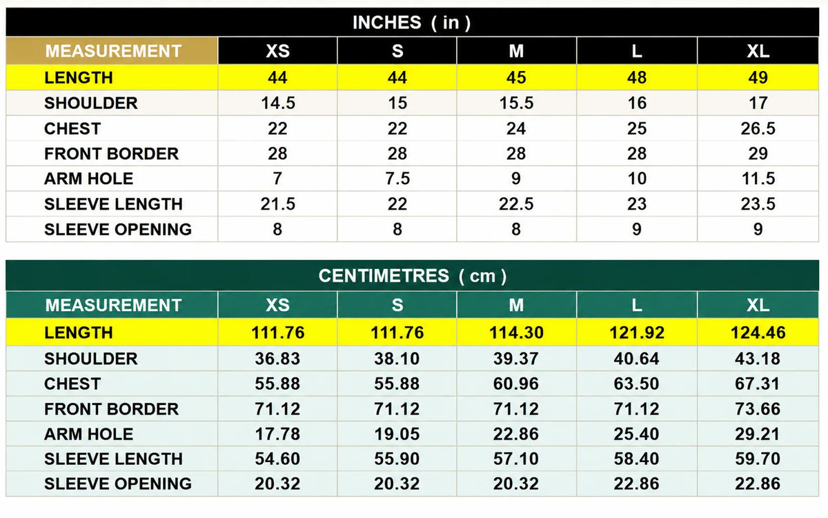 Size Guide - 1