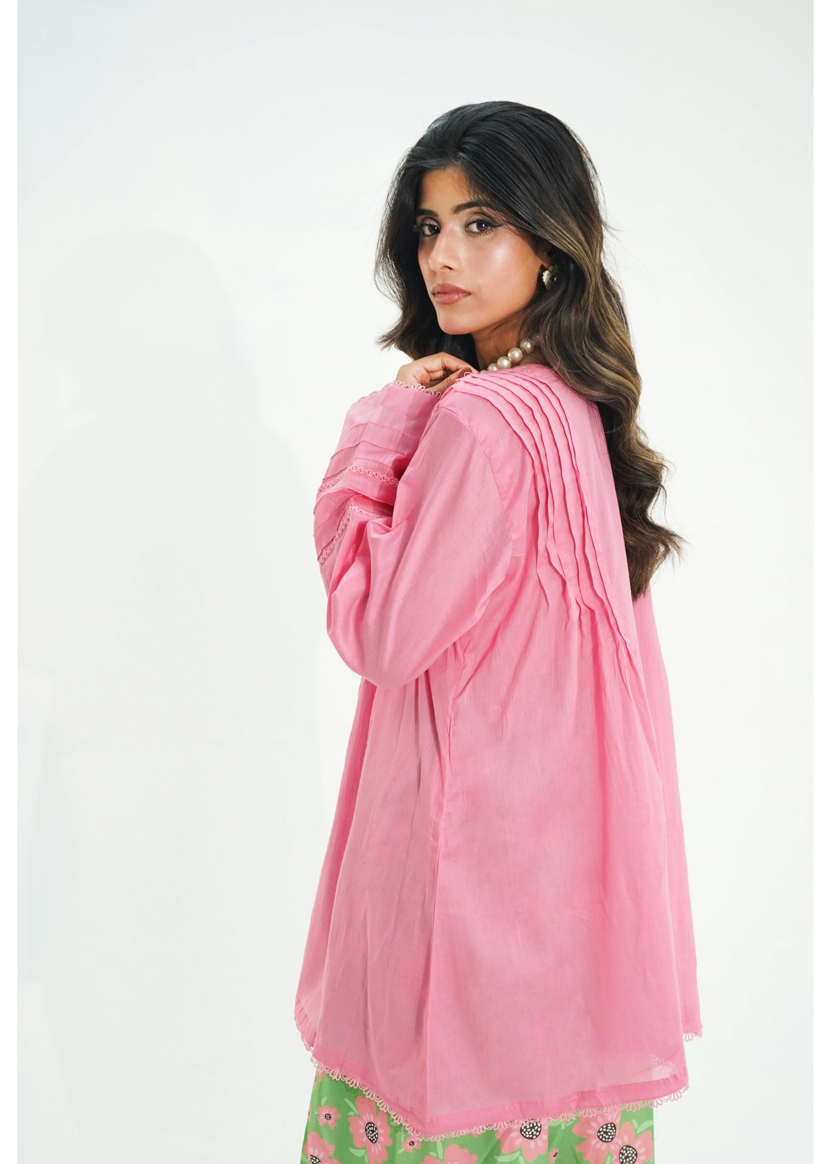 2 PIECE – PINK GARDEN LAWN SUIT