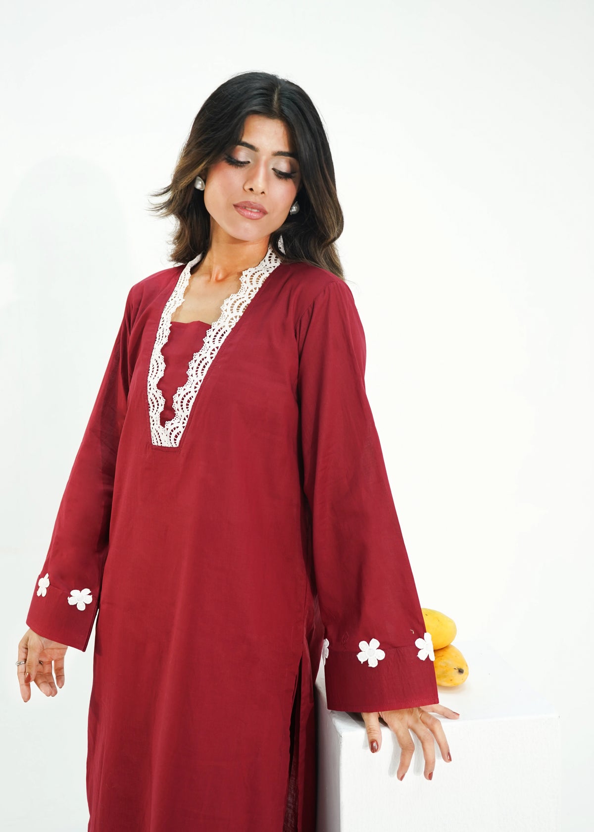 2 PIECE – CRIMSOM CHARM LAWN SUITE
