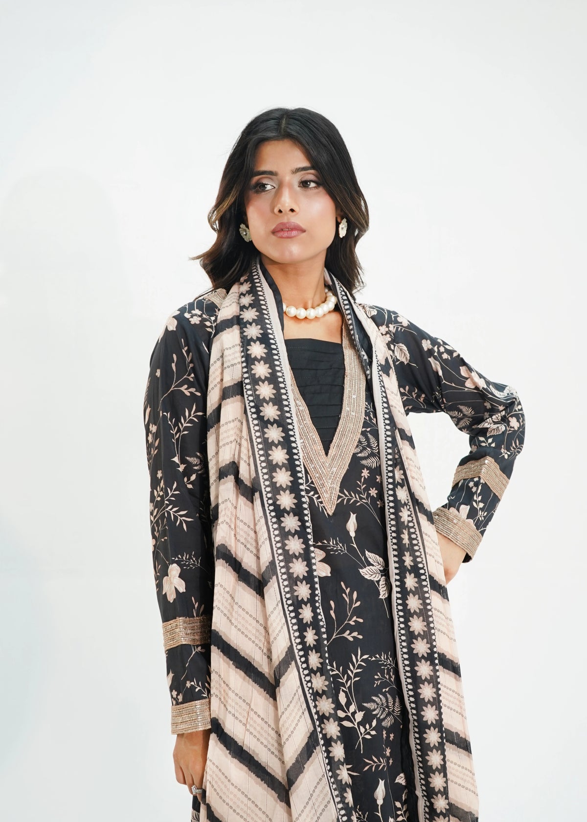 3 PIECE – MIDNIGHT BLOOM LAWN PRINT SUITE