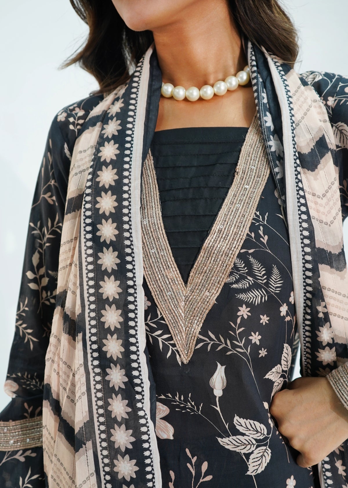 3 PIECE – MIDNIGHT BLOOM LAWN PRINT SUITE