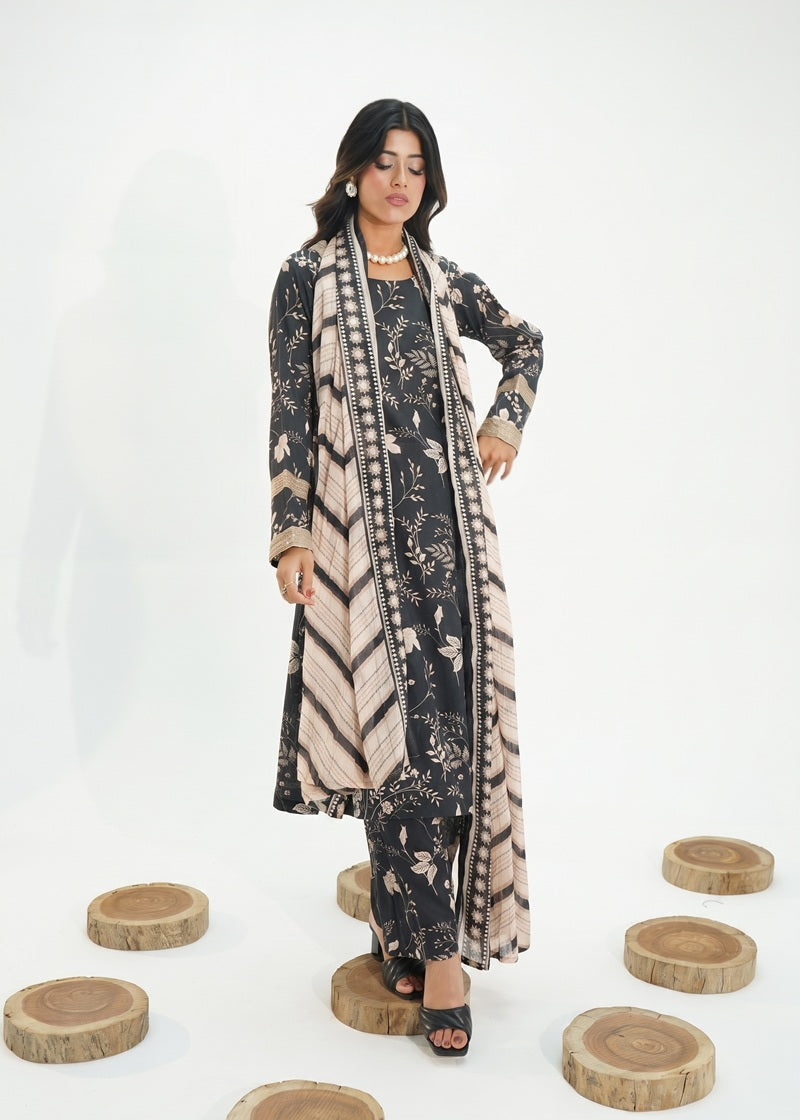 3 PIECE – MIDNIGHT BLOOM LAWN PRINT SUITE