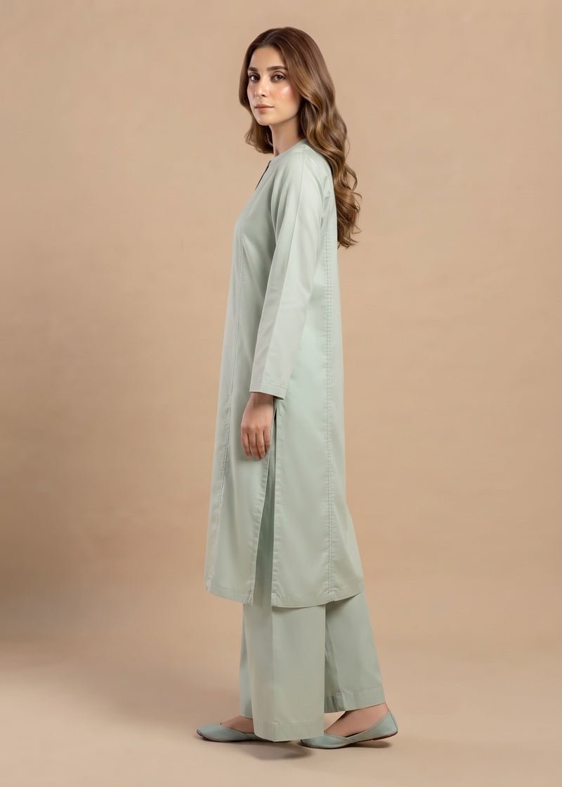 Mint Mist Dhanak 2-Piece Suit