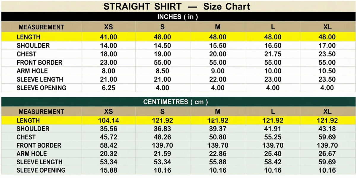 Size Guide - 1