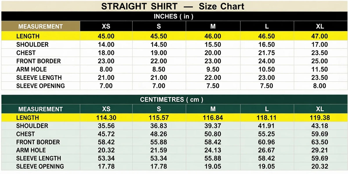 Size Guide - 1