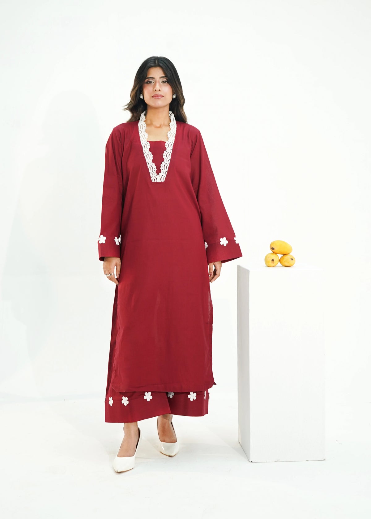 2 PIECE – CRIMSOM CHARM LAWN SUITE