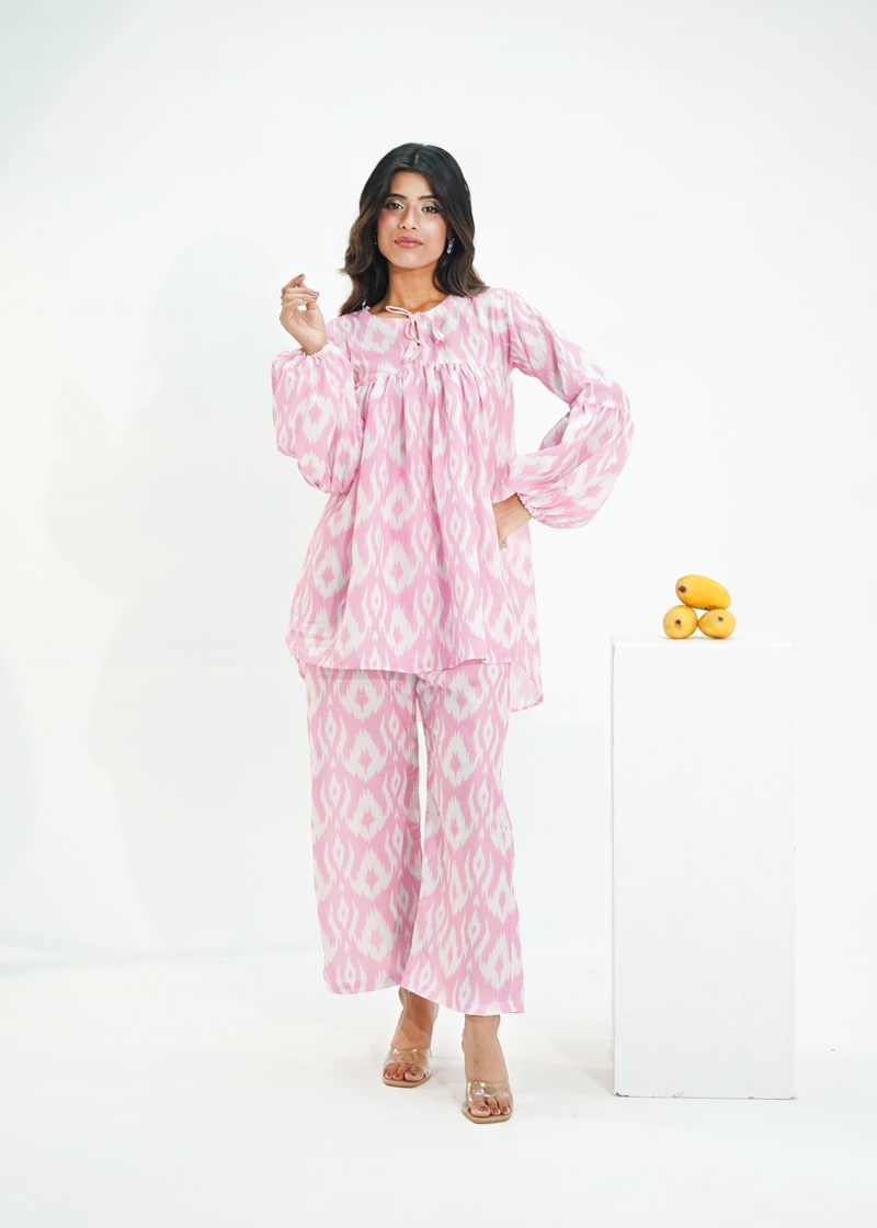 2 PIECE – BLUSH IKAT CO-ORD SET