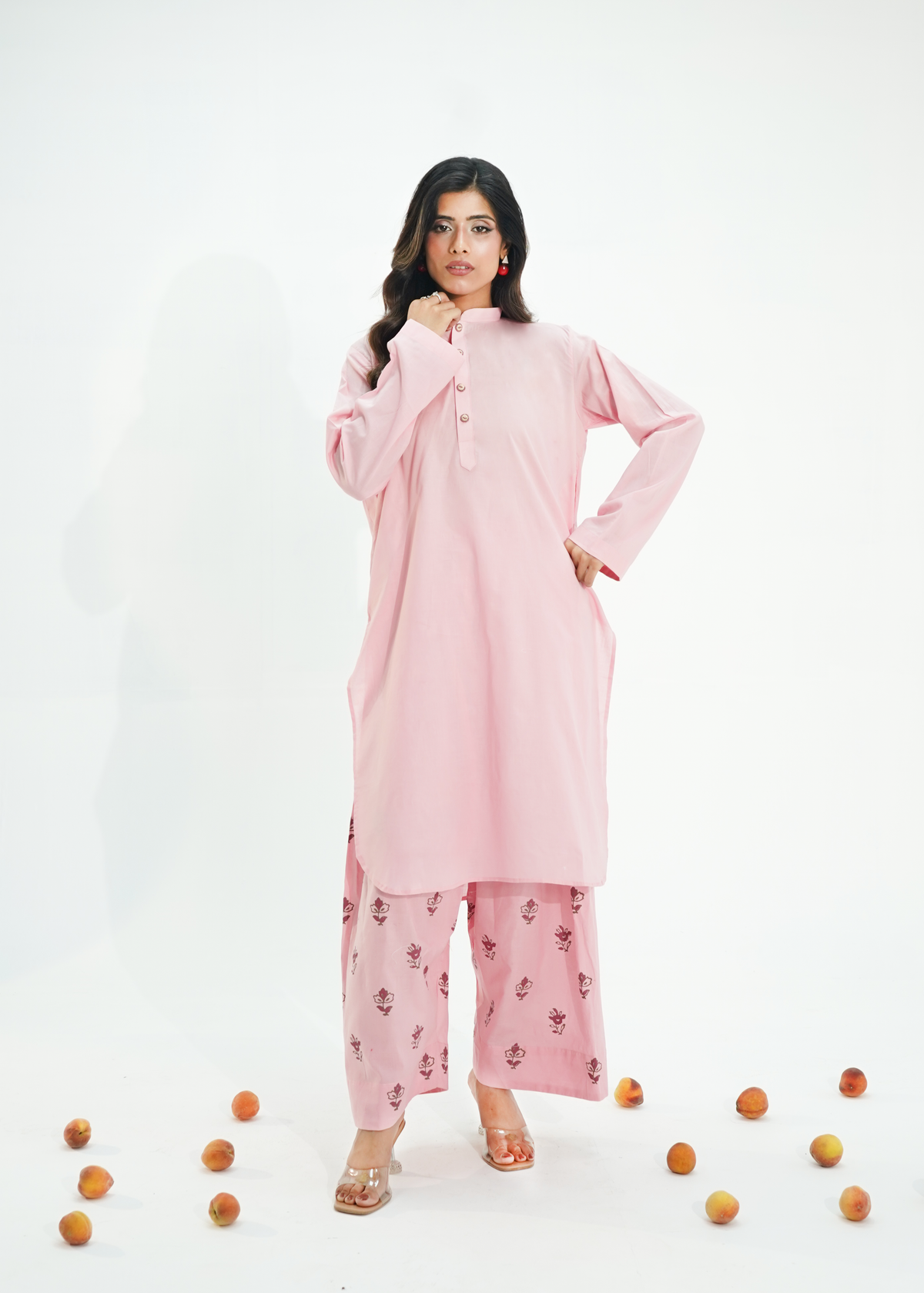 3 PIECE – BLUSH PINK LAWN SUITE