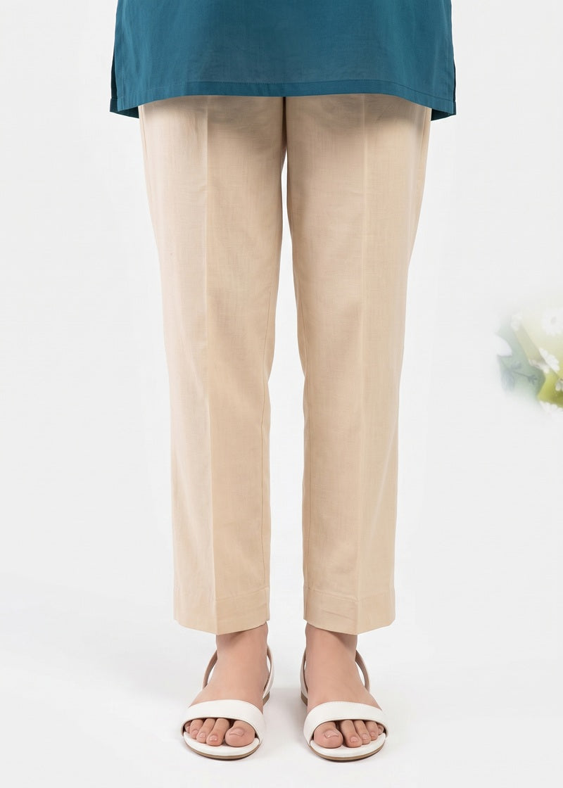 Premium Beige Straight Fit Trouser