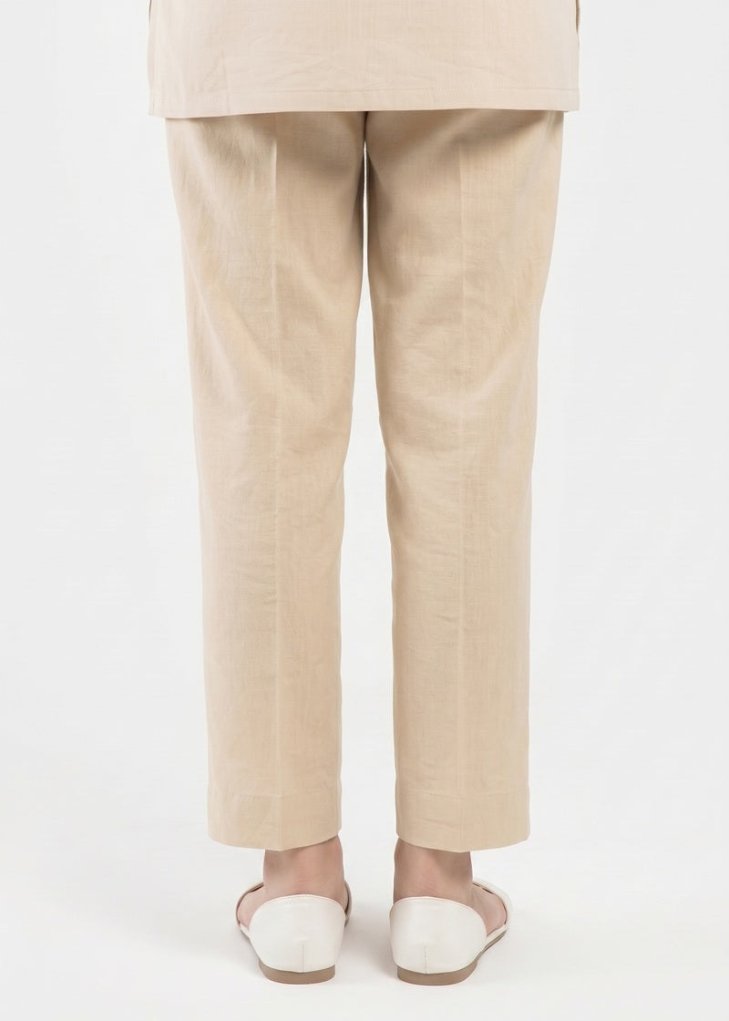 Premium Beige Straight Fit Trouser