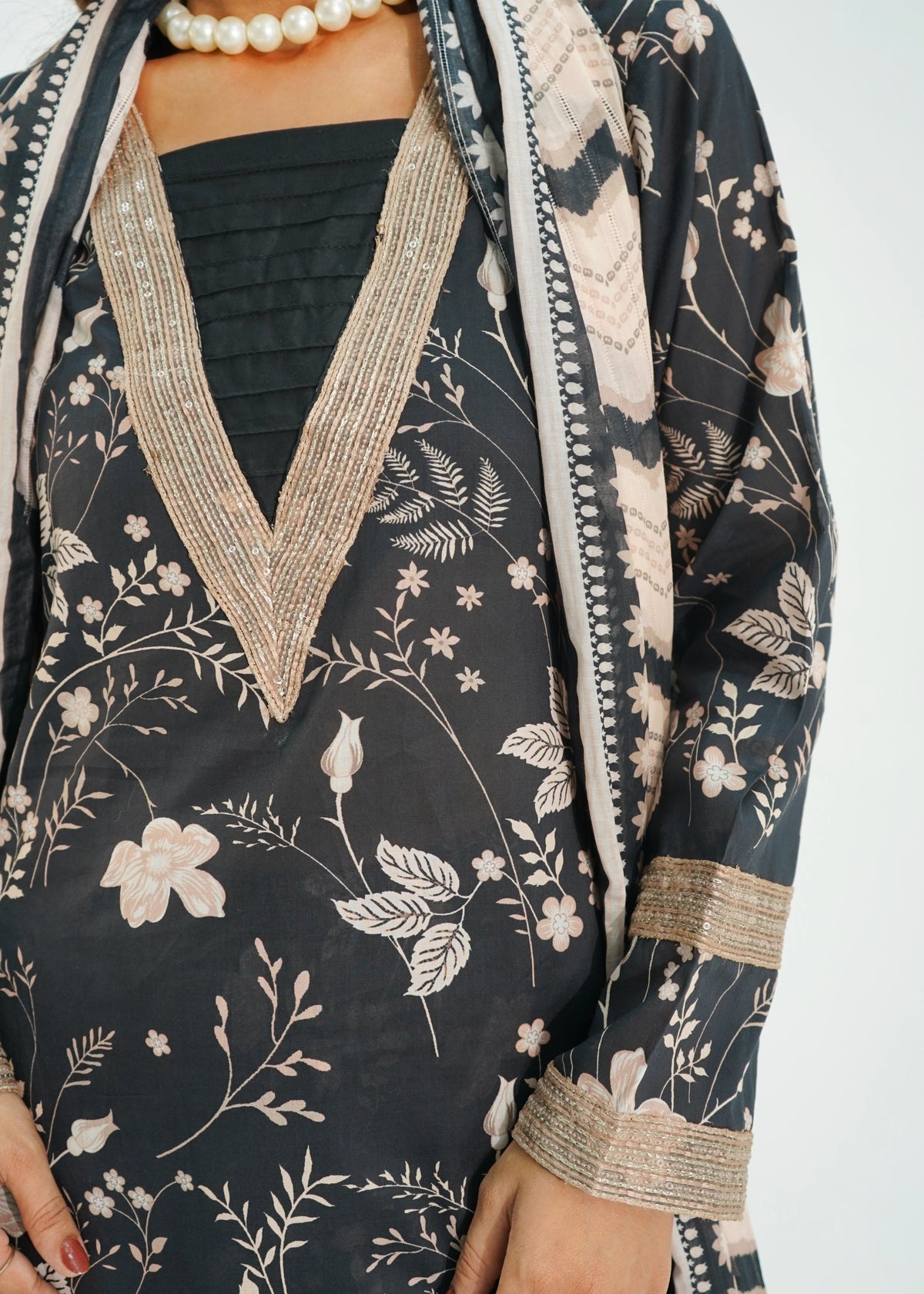 3 PIECE – MIDNIGHT BLOOM LAWN PRINT SUITE
