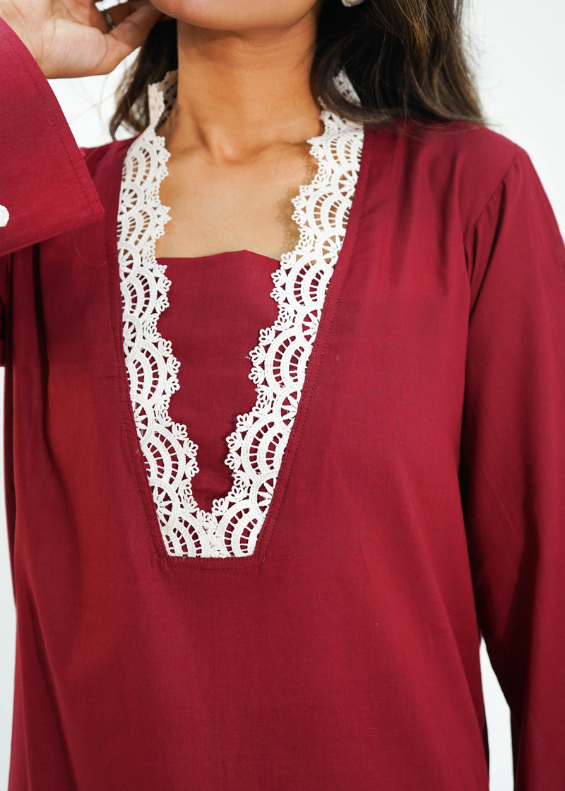2 PIECE – CRIMSOM CHARM LAWN SUITE
