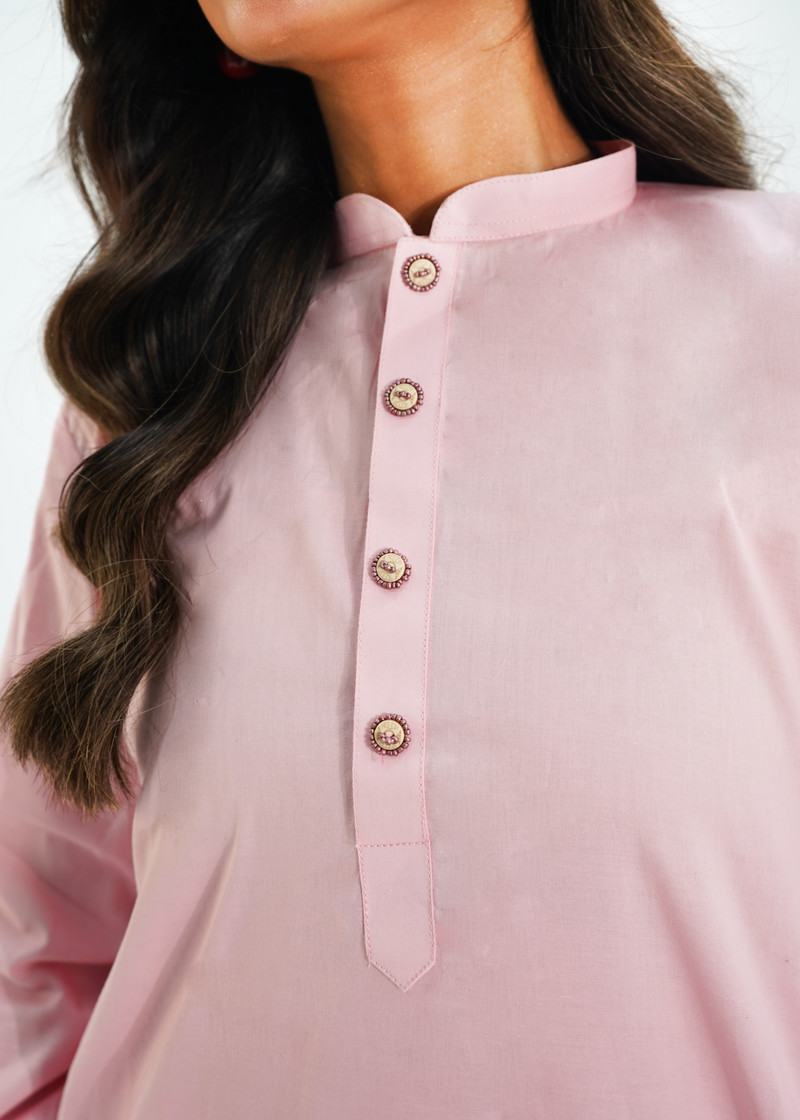 3 PIECE – BLUSH PINK LAWN SUITE
