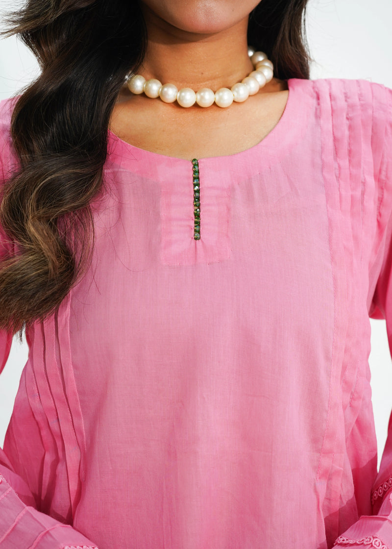 2 PIECE – PINK GARDEN LAWN SUIT