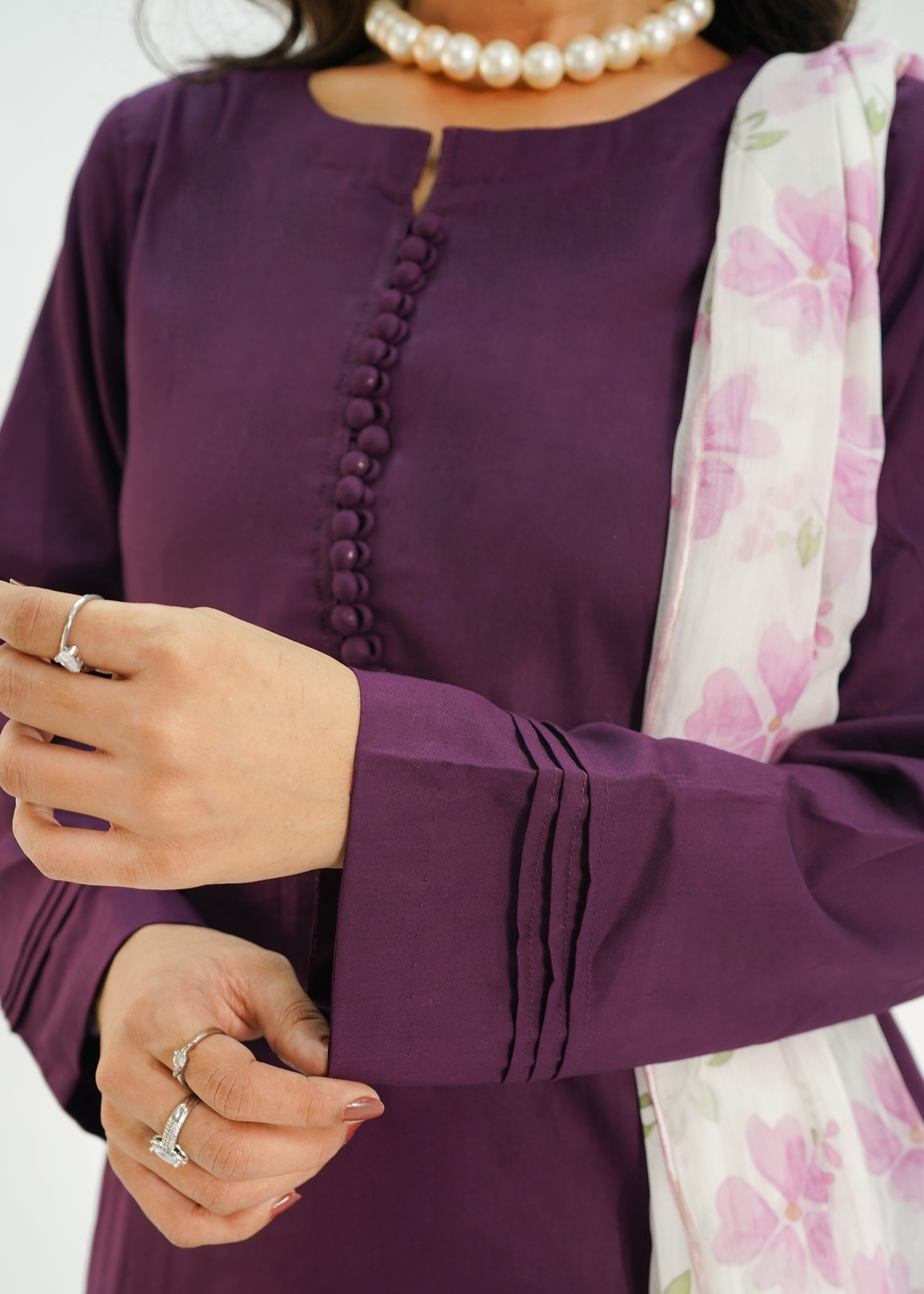 3 PIECE – PLUM EXQUISITELY LAWN SUITE