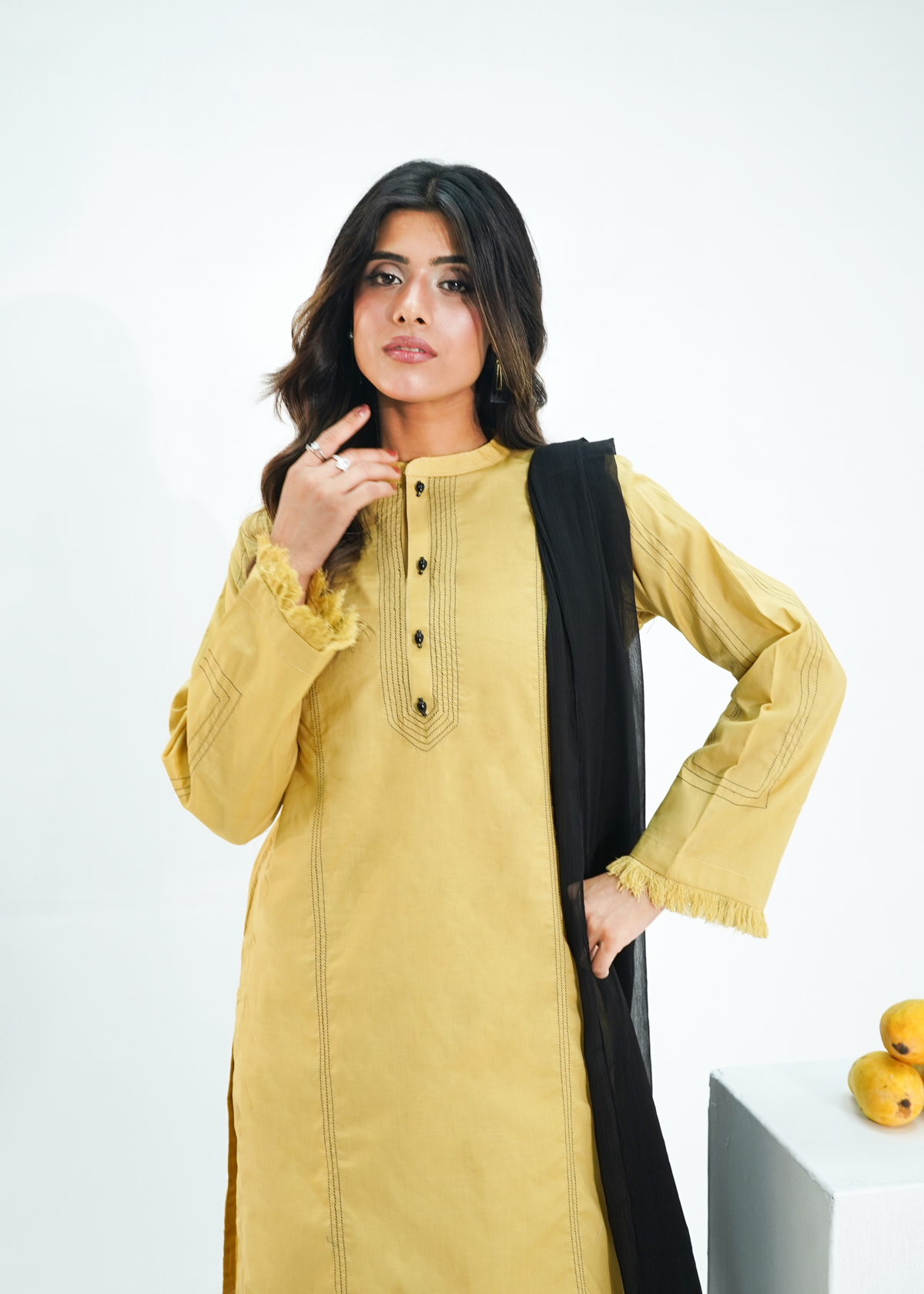3 PIECE – KHAKHI LAWN SUITE