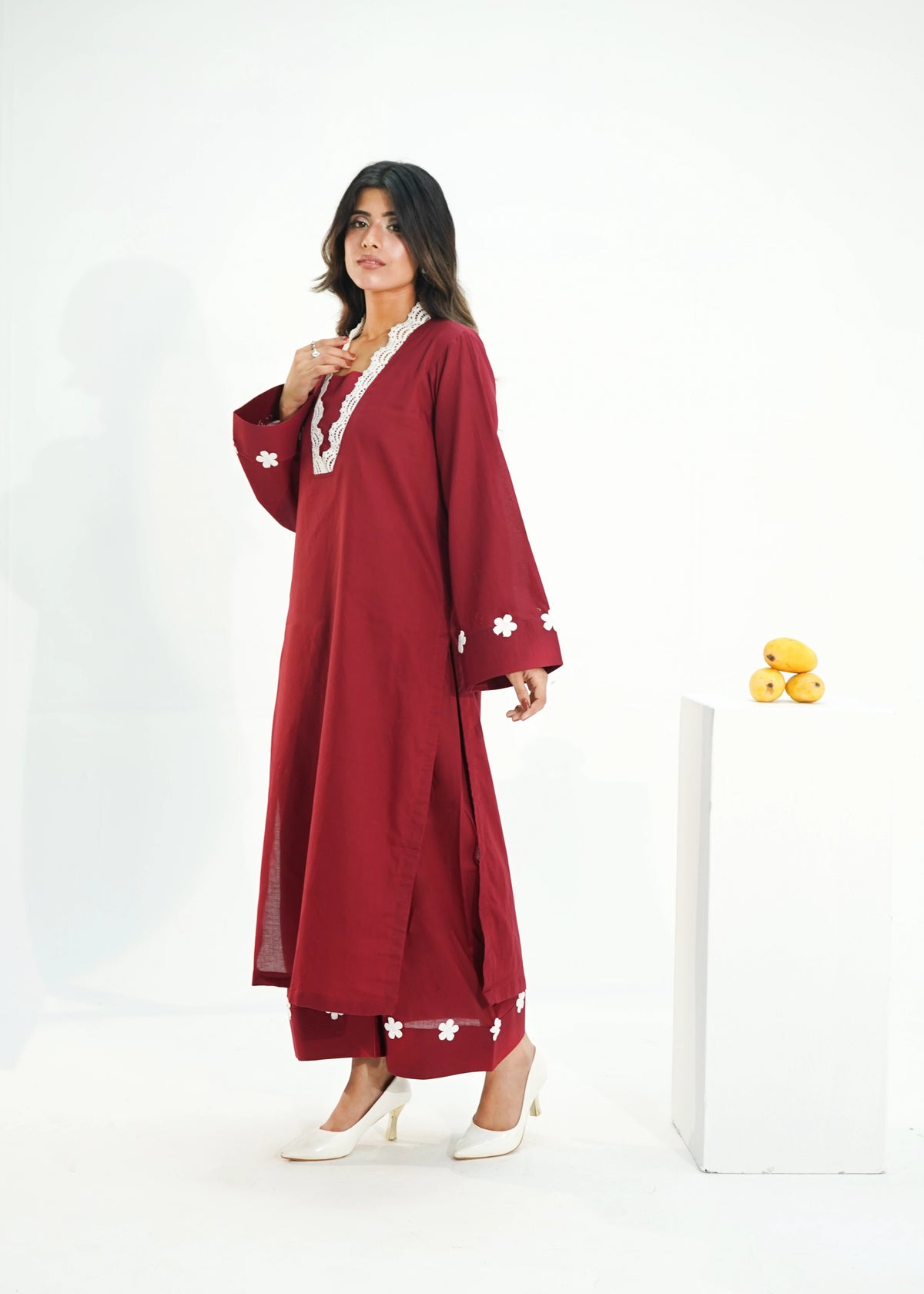 2 PIECE – CRIMSOM CHARM LAWN SUITE