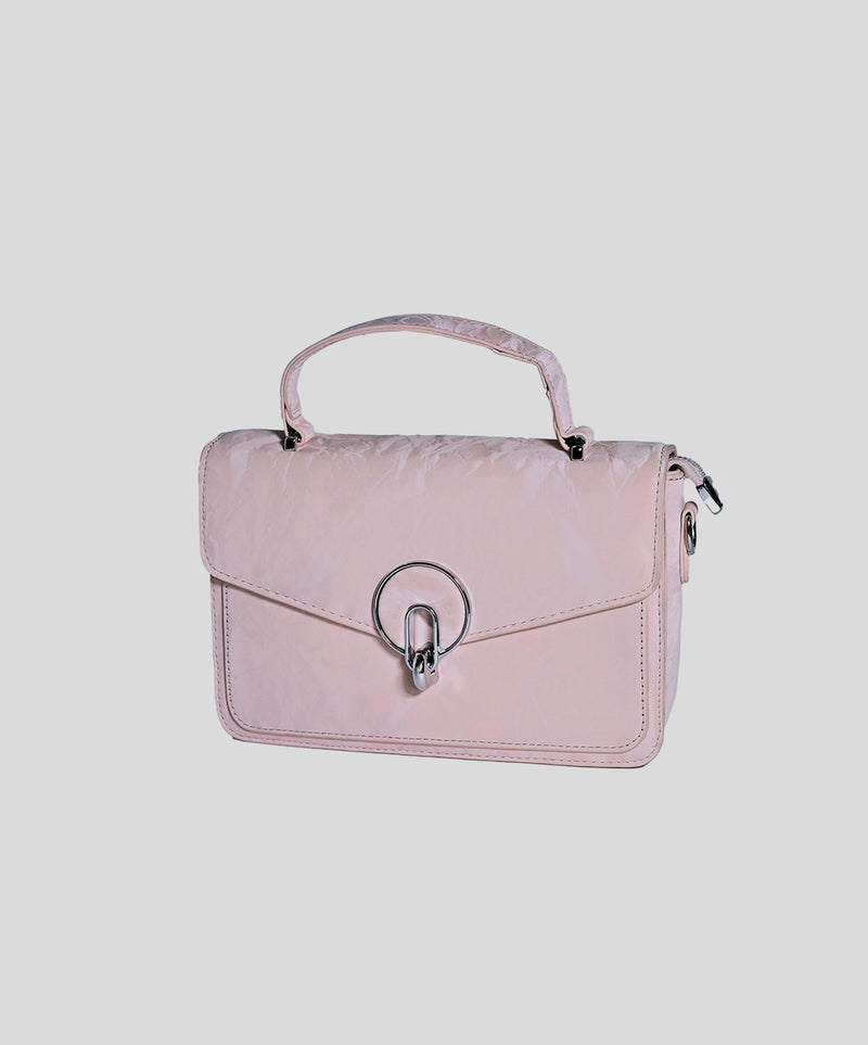 Blush Elegance Top Handle Bag
