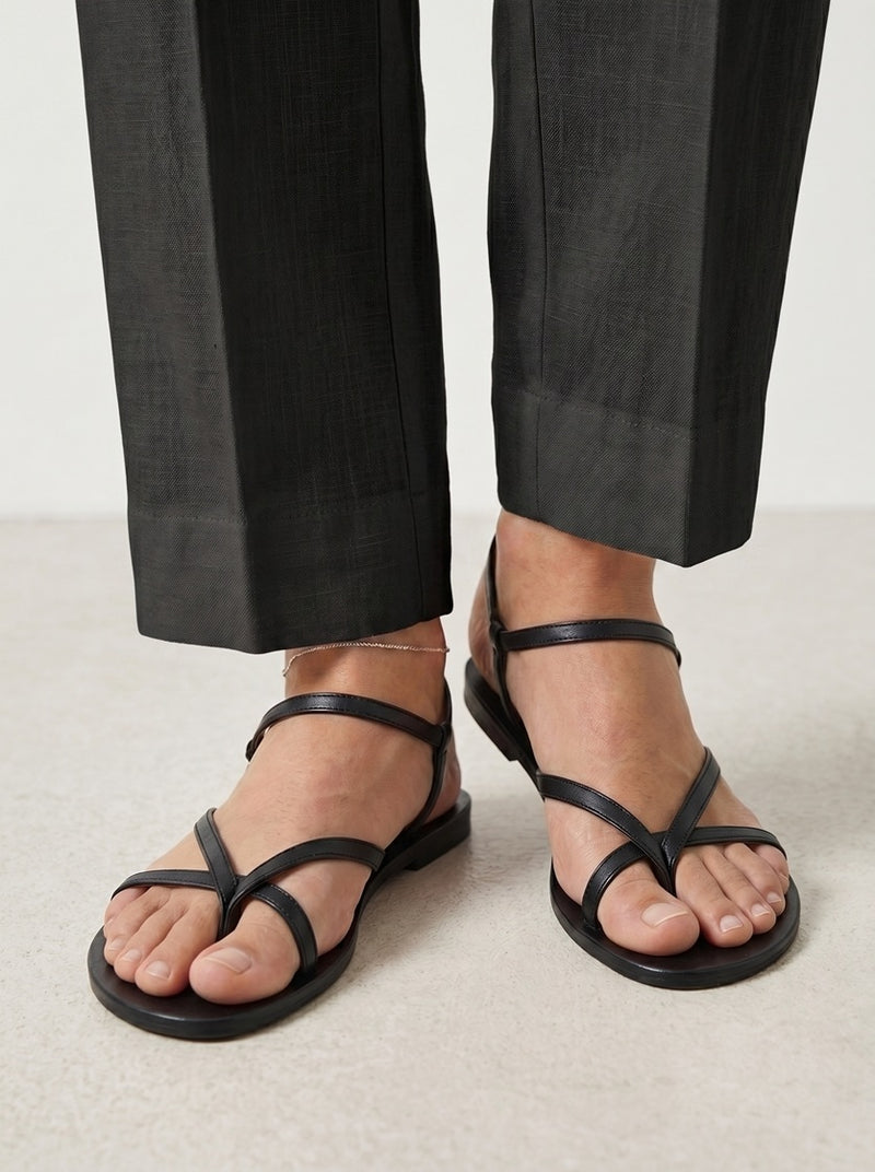 Premium Black Straight Fit Trouser