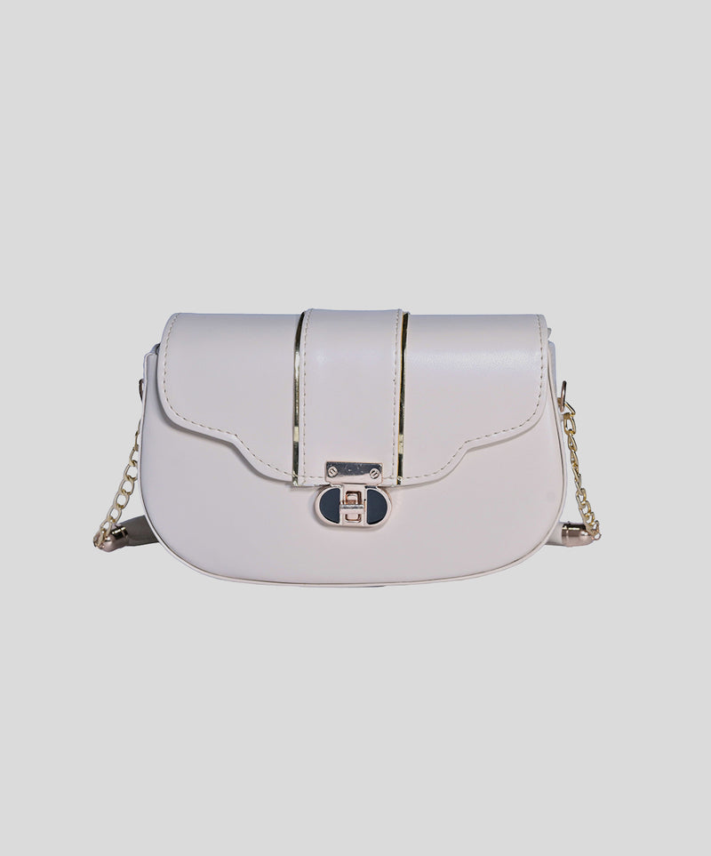 Ivory Luxe Crossbody Bag