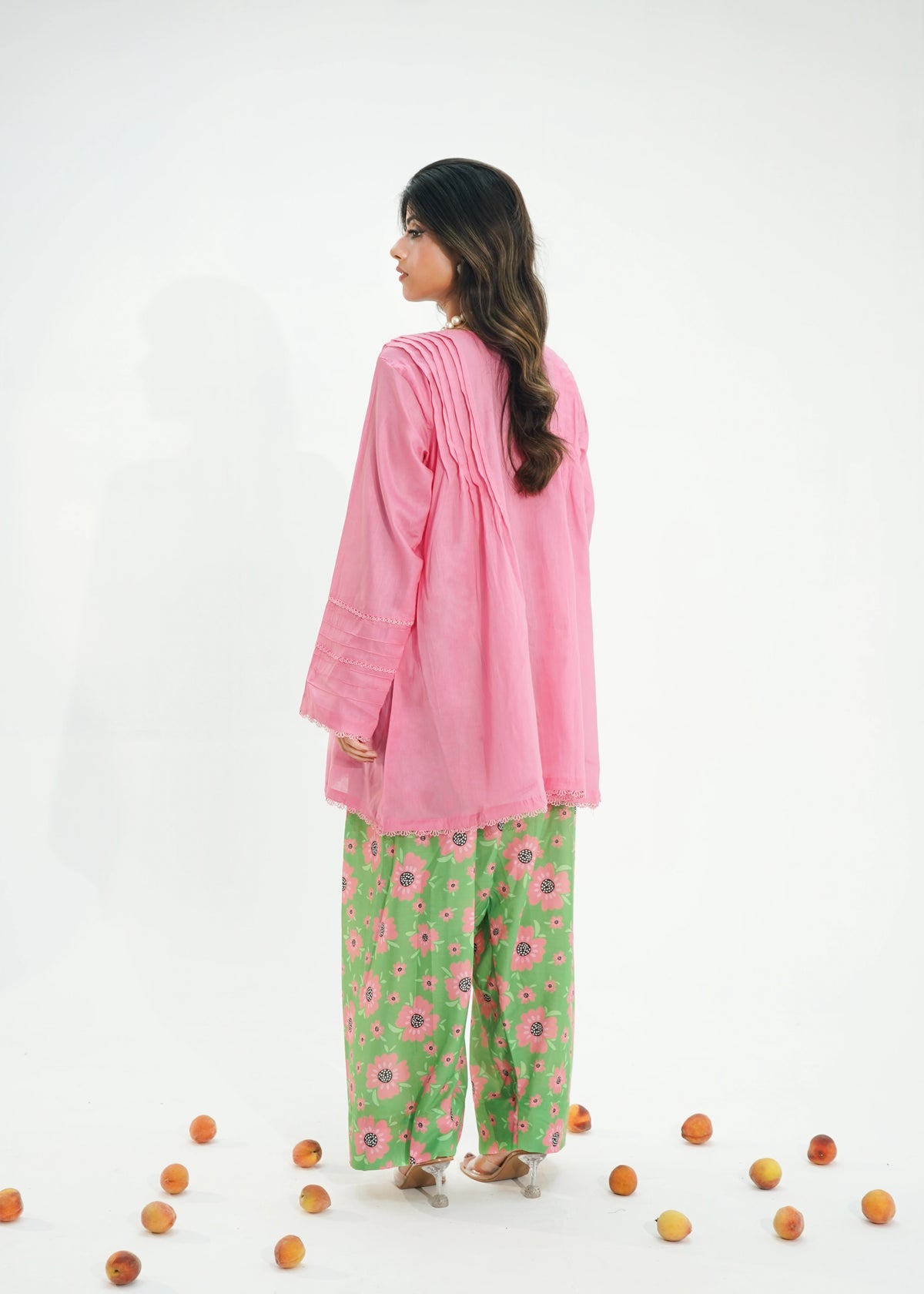 2 PIECE – PINK GARDEN LAWN SUIT