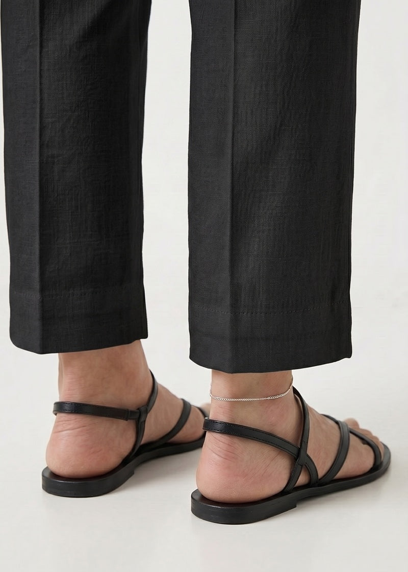 Premium Black Straight Fit Trouser