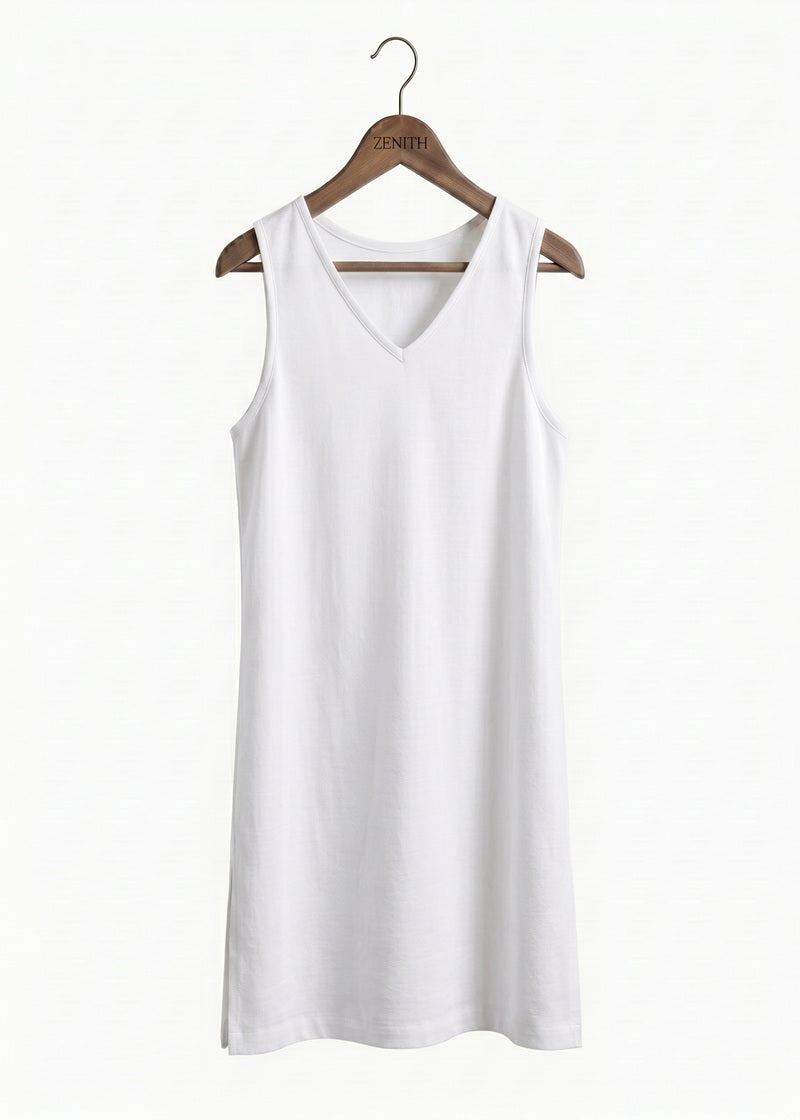 Premium Pearl Voile Inner Slip - V Neck