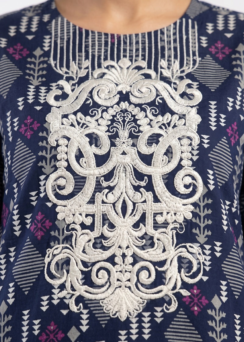 Midnight Mosaic Printed Kurta