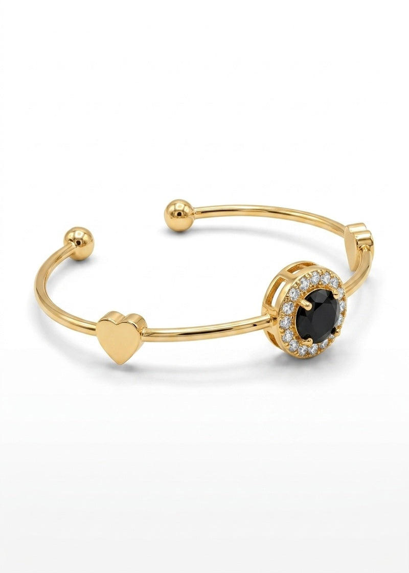 Black Crystal Luxe Bracelet