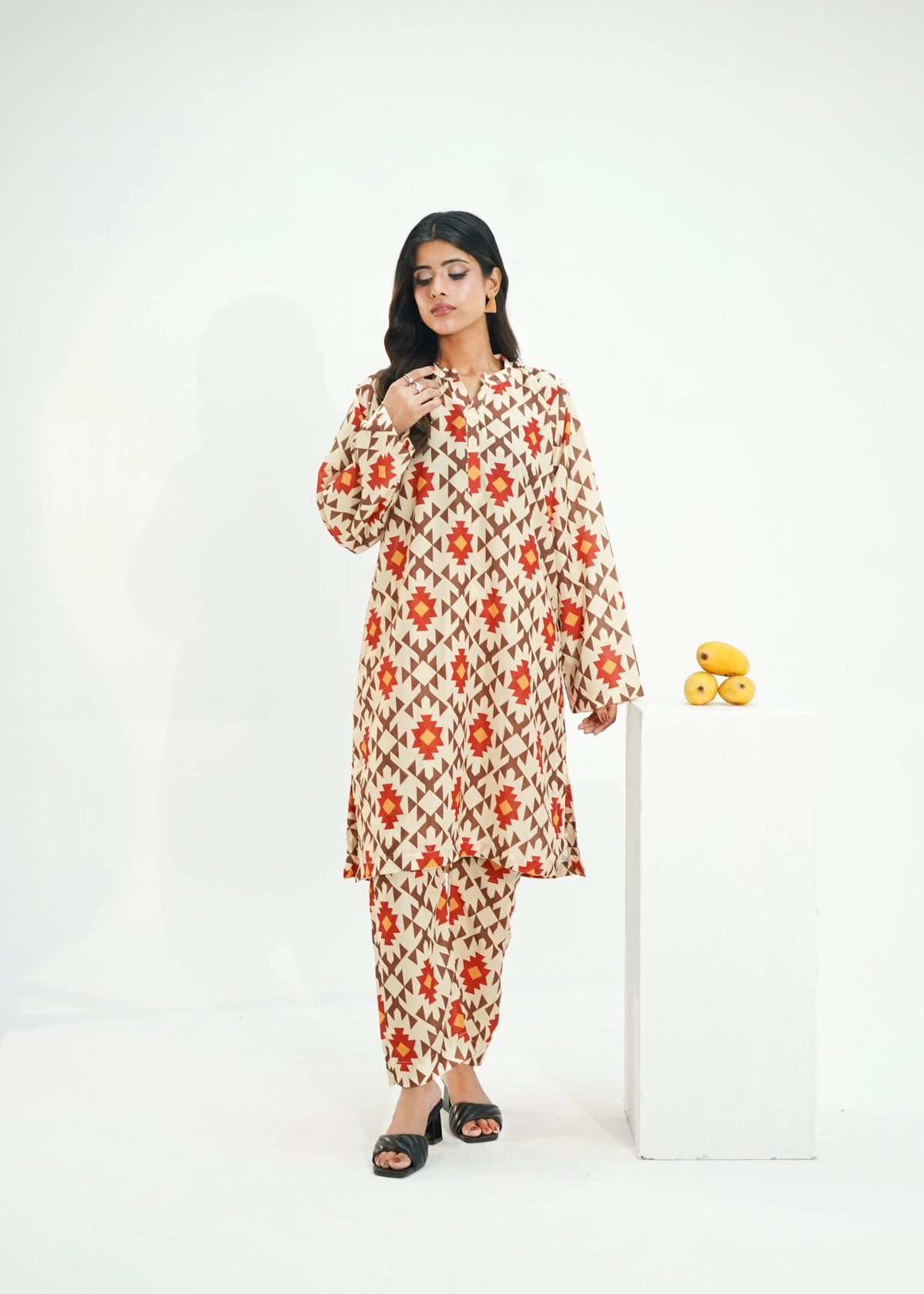 2 PIECE – DESERT MOASIC PRINTED LAWN SUITE