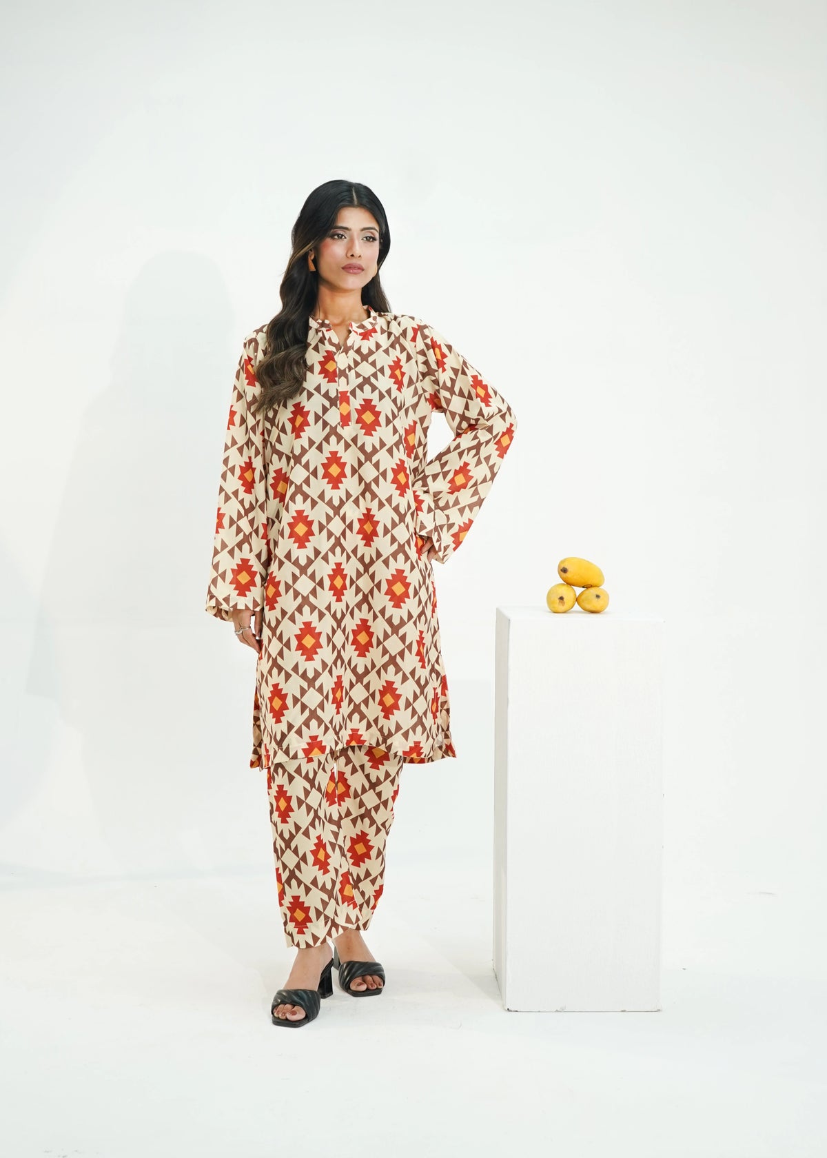 2 PIECE – DESERT MOASIC PRINTED LAWN SUITE