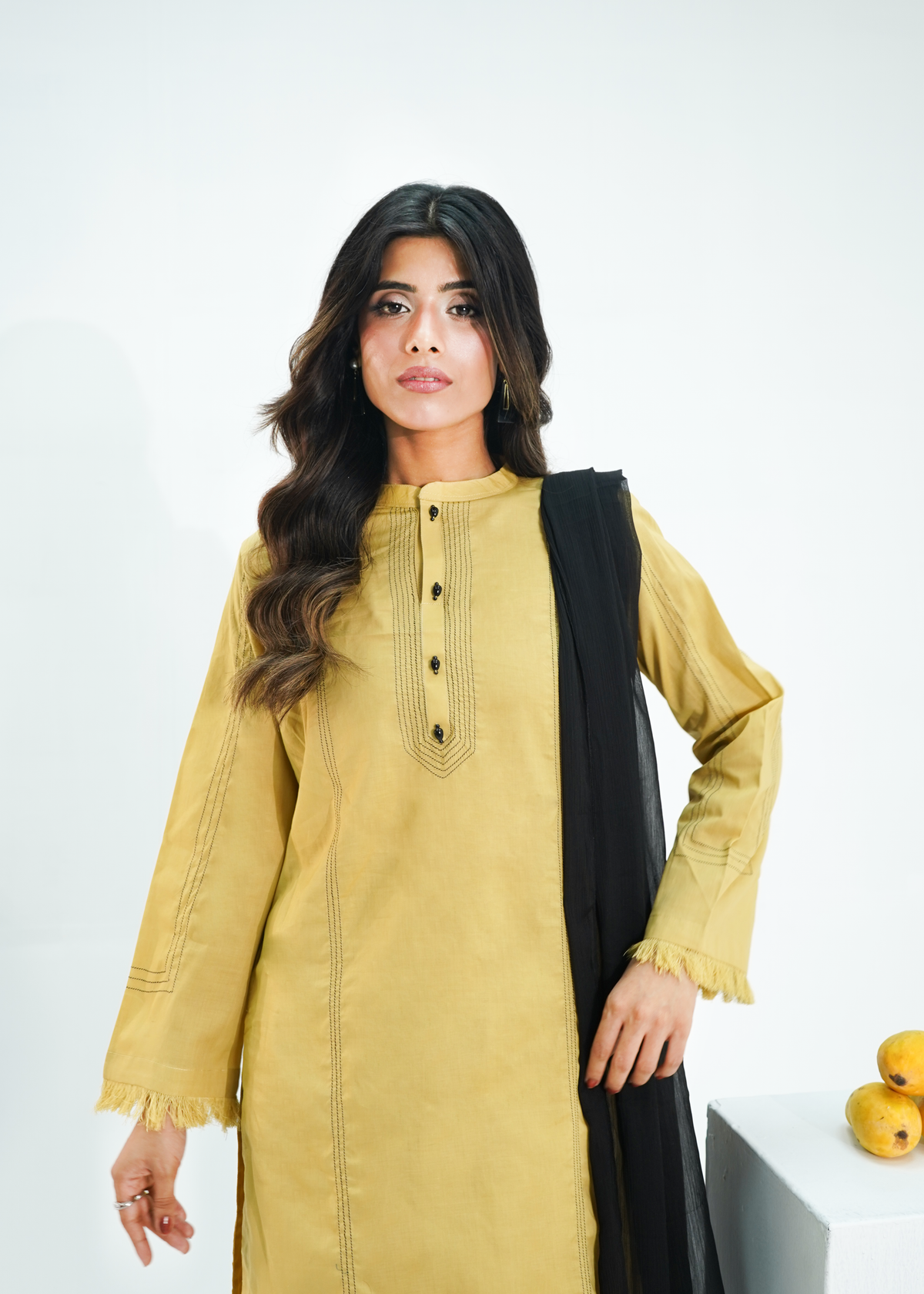 3 PIECE – KHAKHI LAWN SUITE