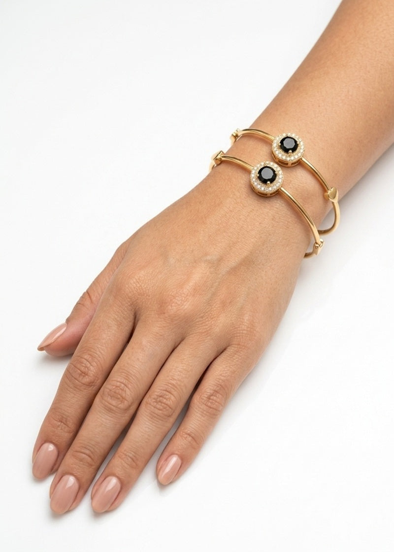 Black Crystal Luxe Bracelet