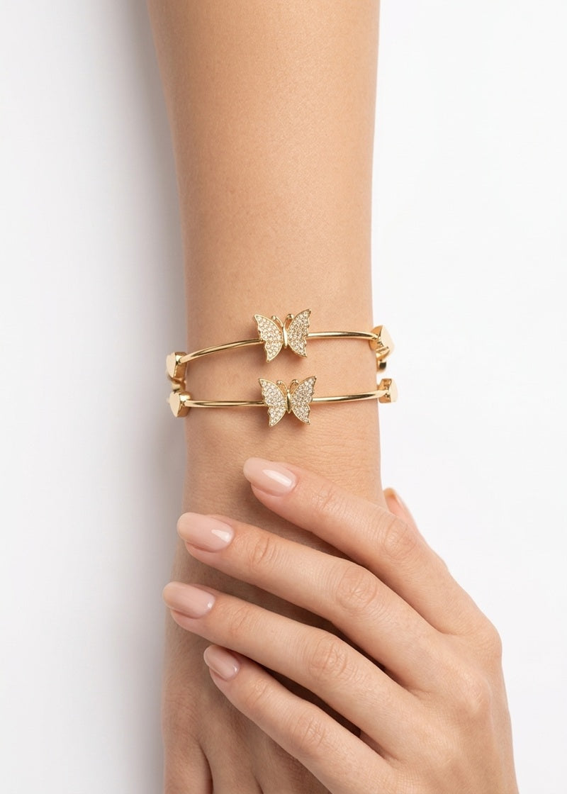 Crystal Butterfly Grace Bracelet