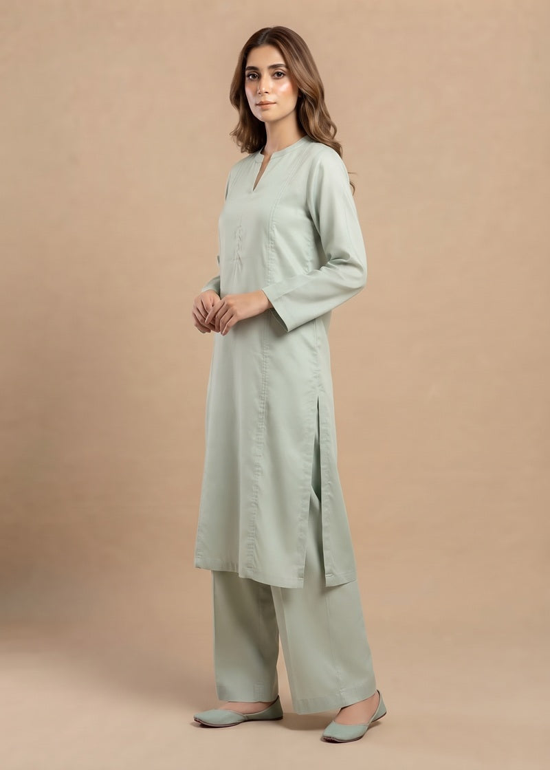 Mint Mist Dhanak 2-Piece Suit