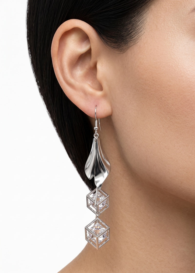 Silver rainDrop Earrings