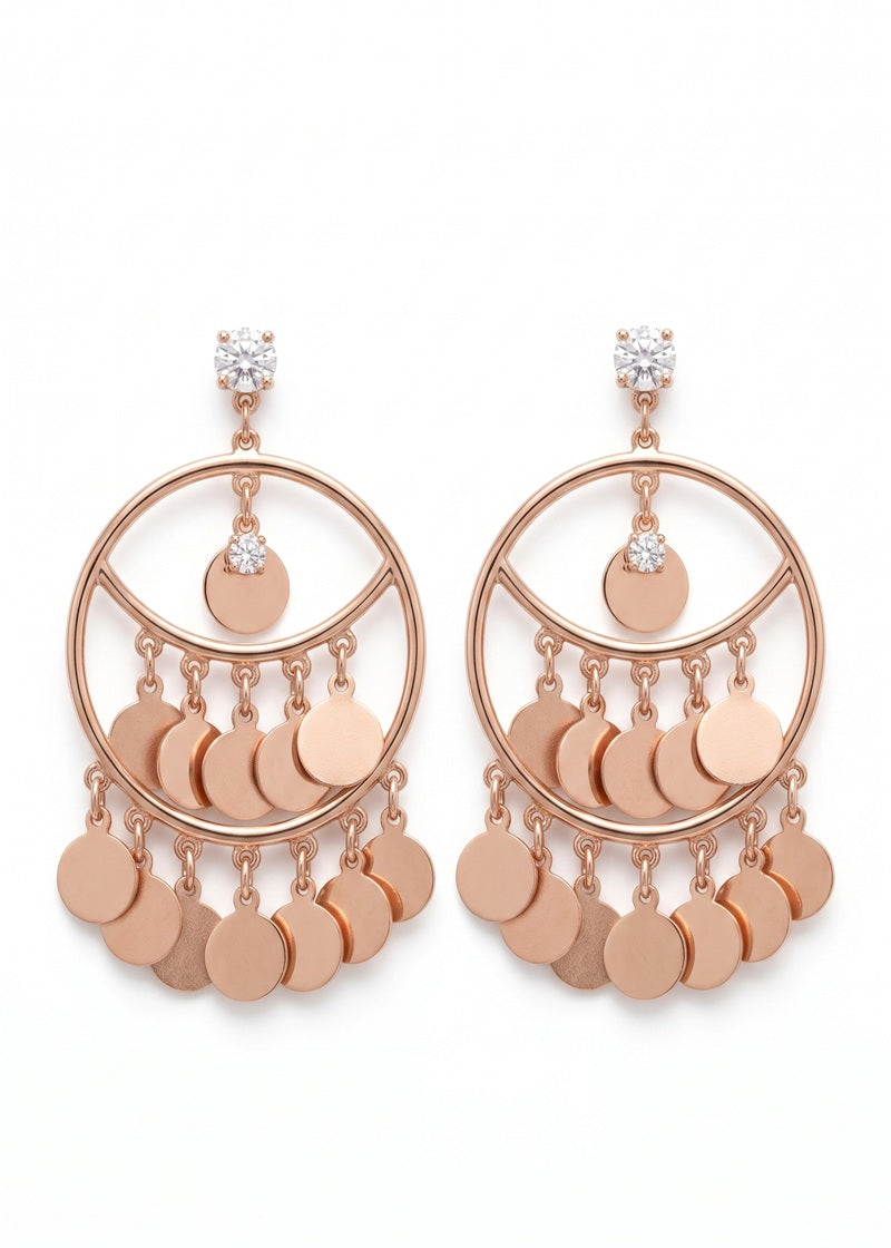 Charm Disc Earrings
