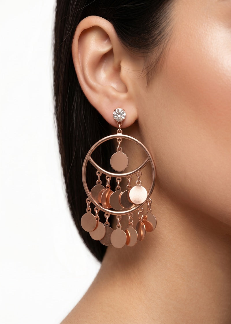 Charm Disc Earrings