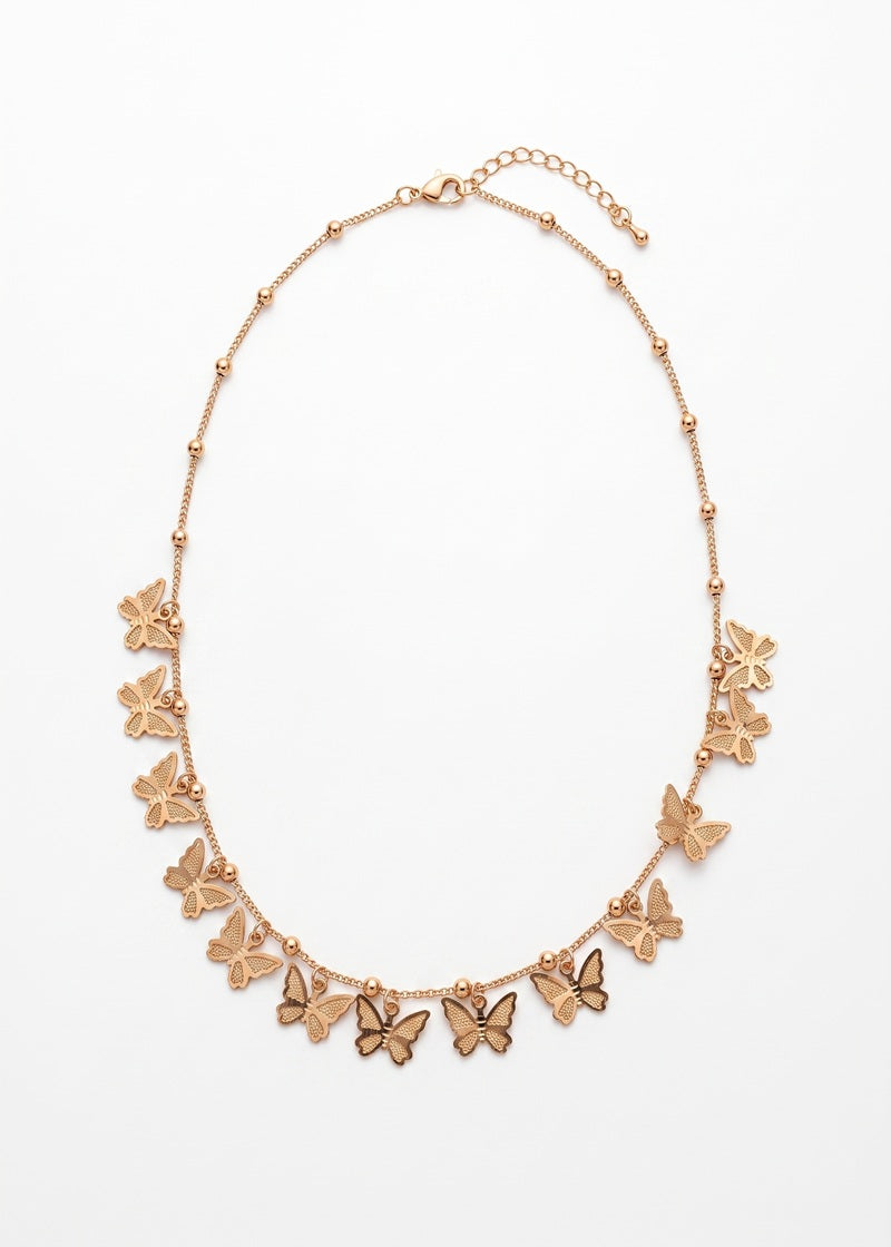 Golden Flutter Necklace
