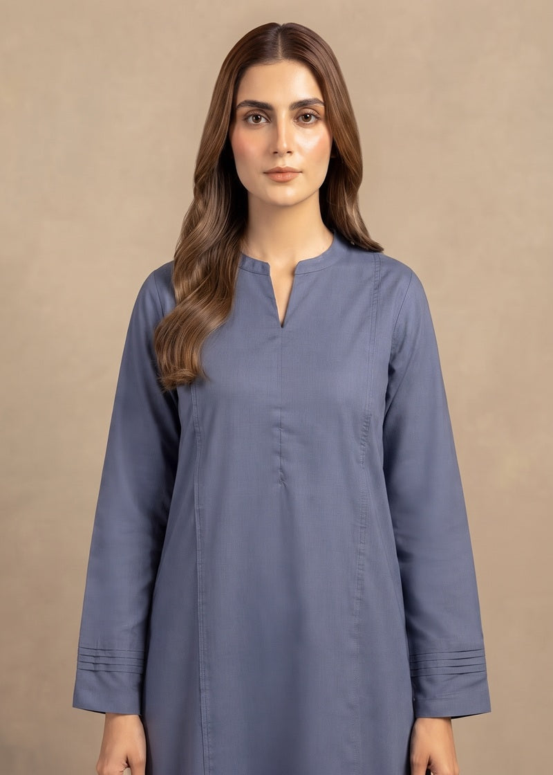 Grayish Dhanak 2-Piece Suit