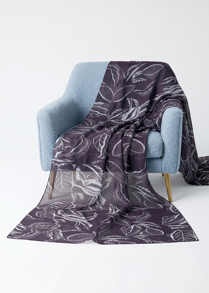 Zenith Midnight Aviary Cotton Dupatta