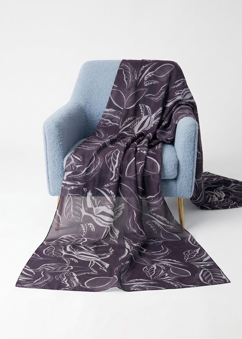 Zenith Midnight Aviary Cotton Dupatta